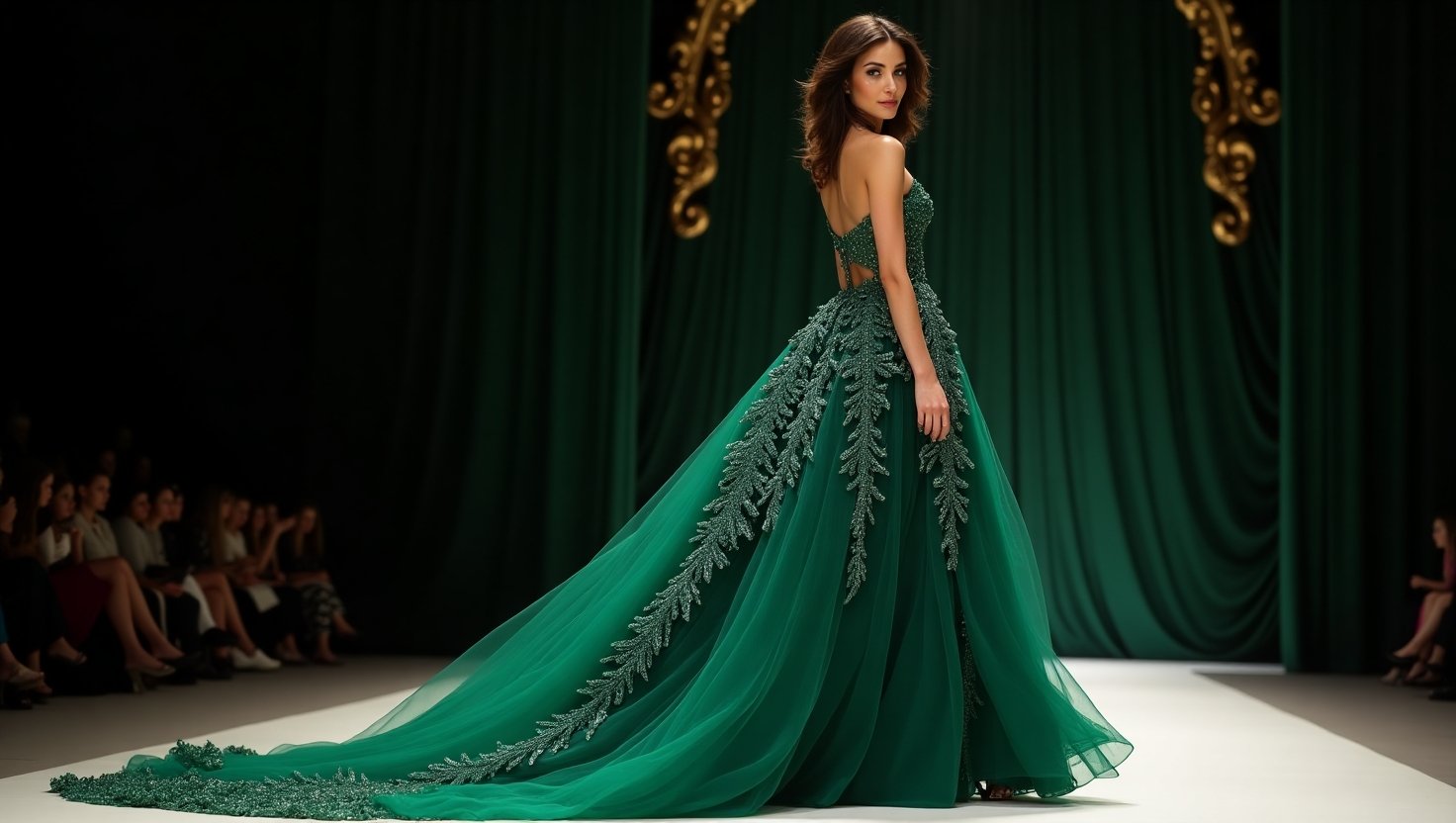 fashion show dress for female