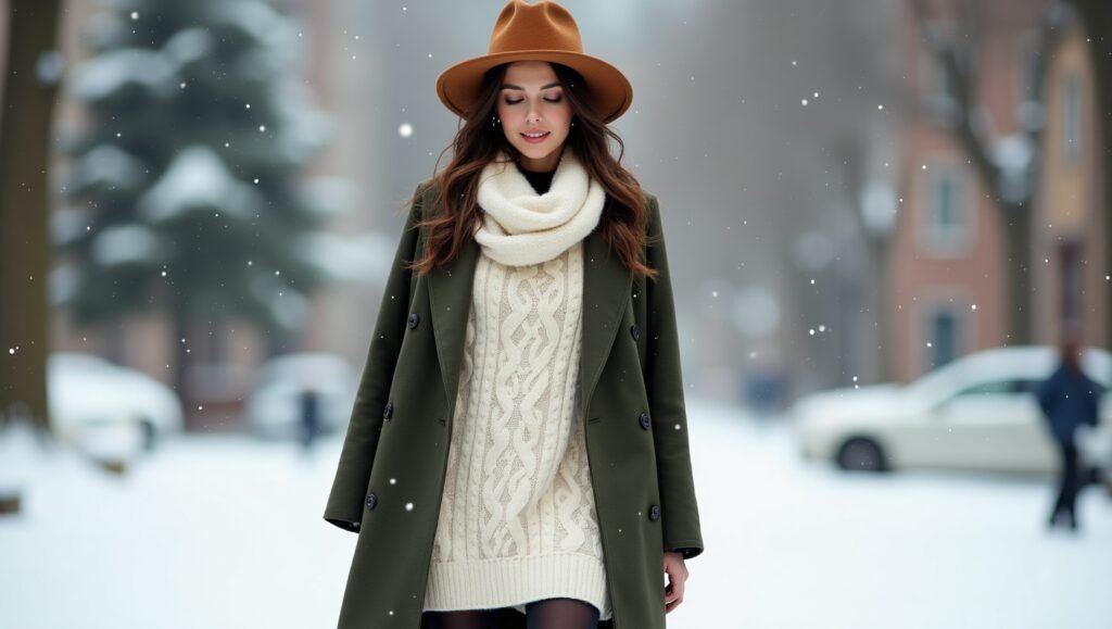 how to wear sleeveless dress in winter